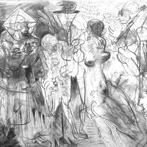 Auszug #1 aus der Arbeit "Phantasmagoria" und dem gleichnamigen Künstlerbuch von Andreas Dress (1943-2019).