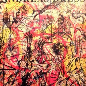 Titel des Katalogs "Grafik, Zeichnung, Bild" des Malers und Künstlers Andreas Dress (1943-2019)