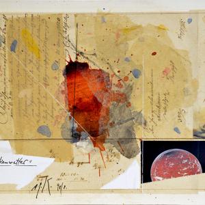 Collage "Odaliskenwetter" des Künstlers Anton Paul Kammerer (1954-2021)