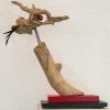 Holzplastik "Morbider Vogel" des Künstlers Christoph Winkler