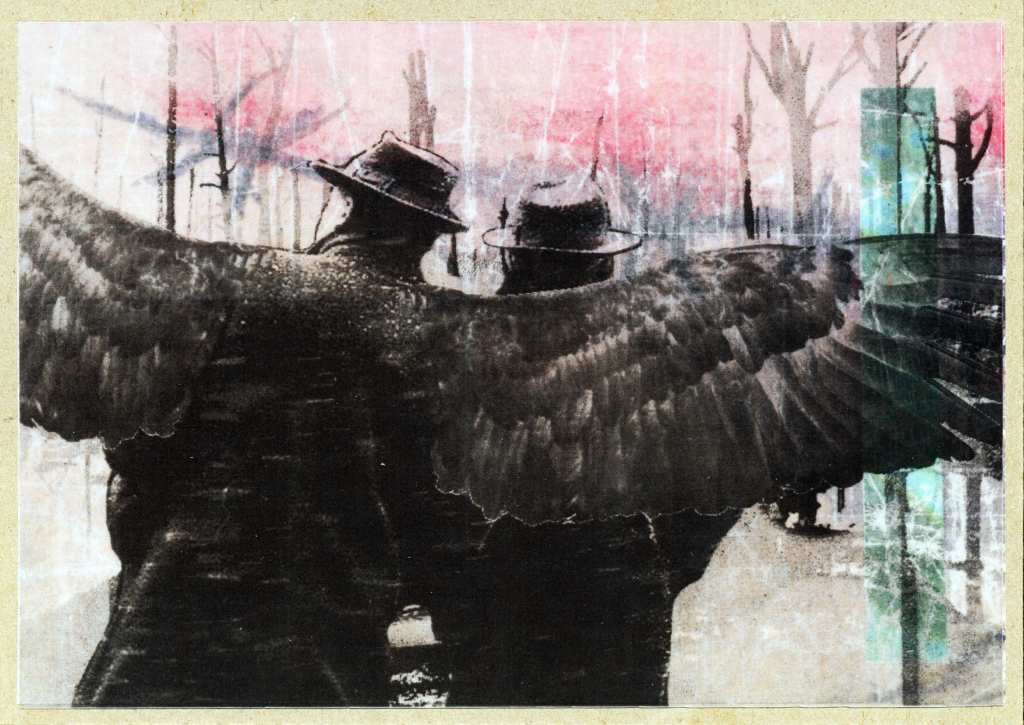 "Bös sind die Wege den Füßen" des Malers Gregor Kunz.