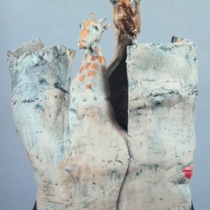 Plastik "Zoologie" des Bildhauers Jürgen Cominotto.