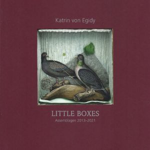 Titel des Künstlerkataloges "Little Boxes" von Katrin von Egidy
