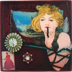 Assemblage "Das Schweigen der Frauen" der Künstlerin Katrin von Egidy