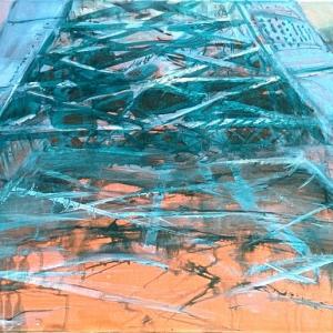 Impressionistische Zeichnung des Dresdner Künstlers Michael Klose.